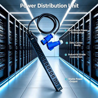 PDU de base 32A pour montage en rack avec protection contre les surcharges, protection contre les surtensions en option, prises personnalisables