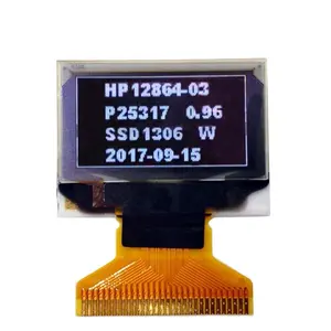 white 0.96 inch oled 128x64 0.96" oled display oled 096 128x64