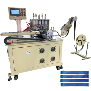 Machine de découpe entièrement automatique pour rubans, sangles, bandes et cordons, avec fonction de soudage ultrasonique - Product Image 1