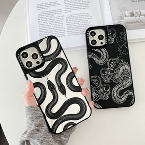 Funda para Teléfono con Diseño de Serpiente Sexy, Superventas, para iPhone 15 14 Pro XS, con Espejo, Antigolpes, para Accesorios de Apple - Product Image 3