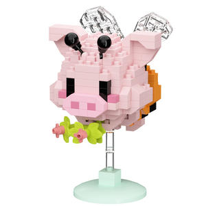 Chao Le Chuang Bee Shaking Plastic <b>Building</b> <b>Blocks</b> Micro Particle Educational Assembly Toy Animals Nature Model Gift Unisex Kids - Product Image 5