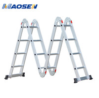 Échelles pliantes robustes en aluminium, échelles pliantes multifonctionnelles en aluminium