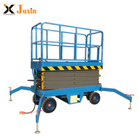 Gunting listrik mengangkat 4-18m Platform udara 6m 8m 10m 12m 14m Skylift perancah pengangkat seluler angkat hidrolik