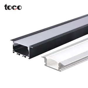 Toco Gipsplaten Aluminium Led Profiel Foshan Aluminium Led Profielen Led Alu Profiel Cover Led Verlichting Edge Trim