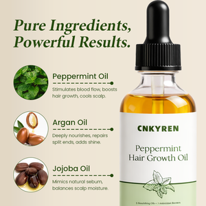 Produk Perawatan Rambut Dengan Minyak Peppermint Alami untuk Menghaluskan, Melembapkan, Menenangkan Kulit Kepala, Merawat Ketombe, dan Perawatan Folikel - Product Image 2