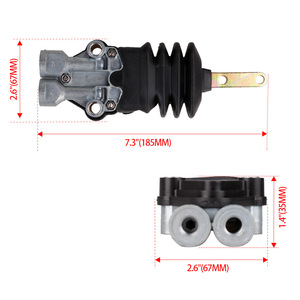 Valve de régulation de hauteur de suspension pneumatique pour voiture, référence 4640070100, taille de port 3/8 pouces, pour cabine de camion ou de bus - Product Image 3