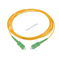 Kabel Patch Fiber FTTX SM/MM 72 Core Bahan PVC/LSZH Konektor Fiber SC LC FC ST Kabel Komunikasi Panjang 1m 5m 20m