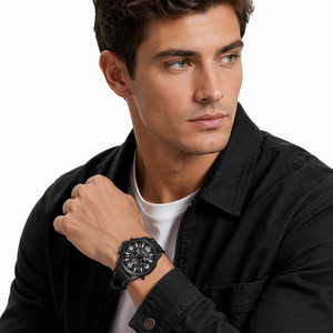 Orologio da Uomo CURREN 8314 all'Ingrosso, Lussuoso e alla Moda, Impermeabile 3ATM, con Data, Cronografo, Cinturino <span class=keywords><strong>in</strong></span> <span class=keywords><strong>Pelle</strong></span>, Orologio al Quarzo - Product Image 3