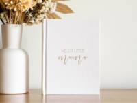 Nouvelle maman journal rendez-vous sexe neutre souvenir livre de mémoire bébé grossesse Journal bonjour petite maman planificateur