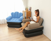Meilleures Ventes 2026 Chaise-lit de loisirs gonflable pliable traditionnelle en PVC écologique pour la maison, la chambre, le salon et le bureau