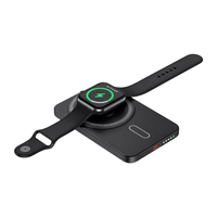 CE FCC KC Mini Power Bank Magnétique Portable Charge Rapide Personnalisé Ultra Fin Sans Fil Magnétique pour Montre Connectée/Téléphone