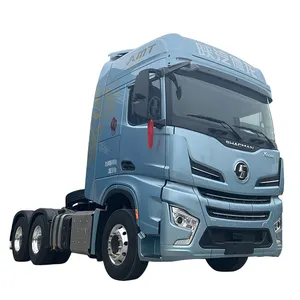 Shacmannew Tractor Truck Voor Guangzhou De Prijs Van Een 70 Ton Minerale Handmatige Trekstang Hexagon As Nieuwe Tractor Truck