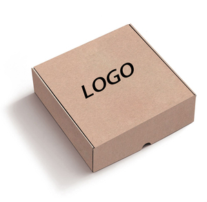 Custom Logo Printed Ear Lock Corrugated Cardboard Paper Packaging Mailer Postal Shipping Box