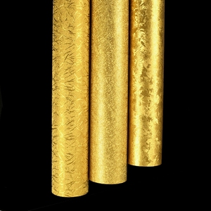 Giấy Dán Tường Lá Vàng Hạt Sẫm Màu 3D Đơn Giản Hiện Đại Giấy Dán Tường Trần Học Tập Khách Sạn Nhà Hàng Giấy Dán Tường Màu Trơn Chạm Nổi - Product Image 3