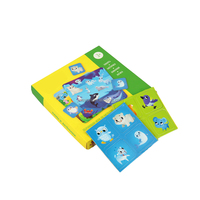 Jeu de cartes éducatif personnalisé pour enfants Jeu de société Les enfants peuvent toucher le revêtement UV Stratification mate