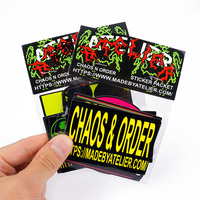 Etiqueta Adhesiva Personalizada con Prueba Gratuita, Impresión Impermeable con Logotipo, Embalaje de Vinilo Brillante, Etiqueta Adhesiva Holográfica Personalizada Troquelada