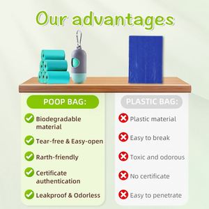 Dog Poop <b>Bags</b> Eco Friendly Dog <b>Bags</b> Poop Biodegradable Dog Poop <b>Bag</b> - Product Image 2