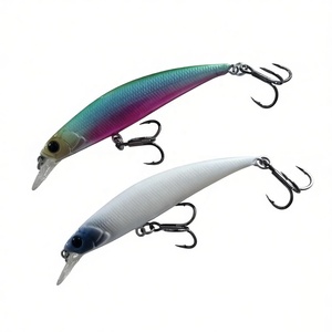 Minnow Affondante Rotondo da 80mm 12g con Occhi Luminosi <span class=keywords><strong>per</strong></span> Spigola, <span class=keywords><strong>Esca</strong></span> Dura da Lancio <span class=keywords><strong>per</strong></span> Acqua Salata e Dolce, Fiume, Isca Artificiale HSM03 - Product Image 2