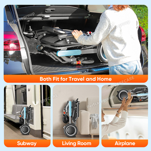 Fauteuil roulant électrique certifié CE, fauteuil roulant pour <span class=keywords><strong>personnes</strong></span> âgées, tout-terrain, antichoc, pour usage domestique, hospitalier et extérieur - Product Image 4