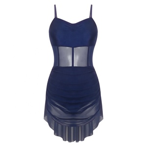 Trajes de Danza para Mujer: Vestidos Bodysuit de Danza Contemporánea y Lírica Latina, Leotardos con Tirantes de Corazón para <span class=keywords><strong>Tango</strong></span>, Cha-Cha y Actuaciones de Gala - Product Image 5