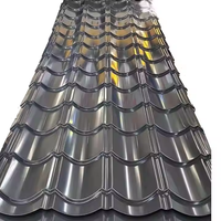 Épaisseur en carton ondulé galvanisée enduite par couleur de prix usine 0.2mm-0.8mm pour l'application ASTM de toit de construction certifiée