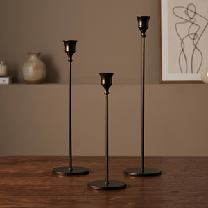 New Collection Modern Style the Golden Theory Iron Christmas Handmade Durable Tabletop Candle Holder for Home Decor - Product Image 4