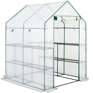 Invernadero de tubo de acero con lámina de PE para el crecimiento de plantas de jardín - Product Image 2