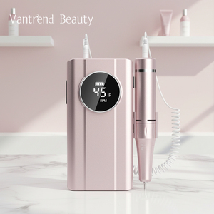 Taladro de Uñas Vantrend de Grado Profesional, 45000 RPM, Inalámbrico, Recargable, Eléctrico, Ultra Silencioso, con Pantalla LED, para el Mercado de EE. UU. y la UE - Product Image 1