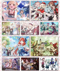 Cartes à collectionner Little Puppy <span class=keywords><strong>Genshin</strong></span> Impact A5, symphonie élémentaire, <span class=keywords><strong>TCG</strong></span> CCG, jeu de cartes, jeux de société, loisirs pour enfants, cadeaux - Product Image 5