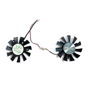 Ventilateur GPU 65MM 2PIN DC 12V 0.35A GA71S2H adapté pour ZOTAC GeForce GTX1050 <span class=keywords><strong>GTX</strong></span> <span class=keywords><strong>1050</strong></span> <span class=keywords><strong>Ti</strong></span> <span class=keywords><strong>OC</strong></span> 4GB GDDR5 GTX1660 1650 1660S - Product Image 4