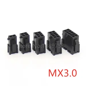 Conector Micro-Fit de 3,0mm, carcasa hembra de doble fila MX3.0, 2x1/2/3/4/5/6/7/8/9/10/12 Pin Pitch 3,0 43640 Series