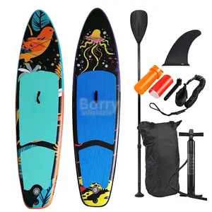 China Factory OEM Design Surfbrett Luft aufblasbares Surfbrett Body board maßge schneider tes Wake Boarding