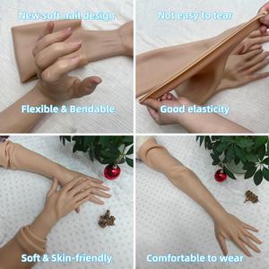 Gants en silicone souple de 60 cm pour mains de jeune fille, couvre-mains pour femme, pour dissimuler les cicatrices, accessoires de photographie - Product Image 3