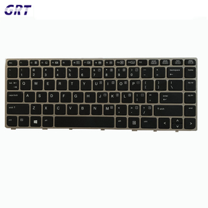 New Laptop <b>Keyboard</b> for HP EliteBook Folio 9470M 9470 9480 9480M US With Silver Frame Black <b>Keyboard</b> - Product Image 2