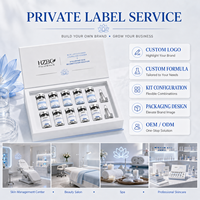 Kit de Sérums en Poudre Lyophilisée au Lotus Bleu Marque Blanche – Hydratant, Apaisant, Soin de la Barrière Cutanée, Essence Lyophilisée OEM ODM