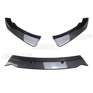 For BMW 2 Series F22 F23 220i 225i 228i 2014-2019 Base Model Front Bumper Lip <b>Splitter</b> Diffuser Spoiler Carbon Fiber Look - Product Image 4