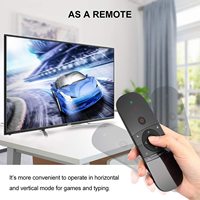 Control Remoto para Smart TV, Mouse Inalámbrico, Teclado Inalámbrico, Mouse Volador de 2.4GHz, Teclado y Mouse Remoto Inalámbrico para Android TV Box/PC/Smart TV
