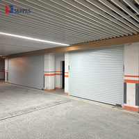 Porte de garage à enroulement automatique à faible bruit, porte à enroulement isolée durable, porte à enroulement électrique pour les magasins commerciaux