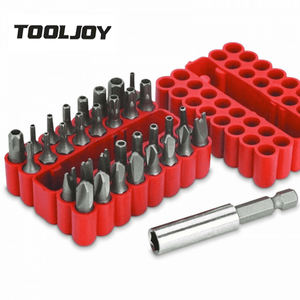 من TOOLJOY 33 قطعة لصاقة لولبية أمنية مع حامل لقمة تمديد مغناطيسية مقاوم للعبث عرافة SAE متري عرافة وبت نجوم - Product Image 2