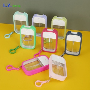 Bouteille <span class=keywords><strong>de</strong></span> désinfectant pour les mains, rechargeable, 38/45/50ml, PETG, 1 pièce, flacon <span class=keywords><strong>de</strong></span> pulvérisation <span class=keywords><strong>de</strong></span> parfum, avec porte-clés, carte <span class=keywords><strong>de</strong></span> crédit, 100 pièces, en Stock - Product Image 3