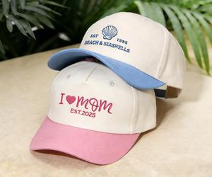 Gorra de Lona Dobby Estilo Dad Hat, Bicolor, con Logotipo Bordado, 5 Paneles, Ajustable, Transpirable, Impermeable, Deportiva, Unisex, Retro, Vintage - Product Image 5