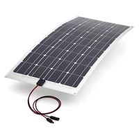 Module photovoltaïque souple à film mince OEM ODM 100W 120W 135W 150W 200W, panneau solaire amorphe adhésif pour camping-car, tuiles solaires pour toiture