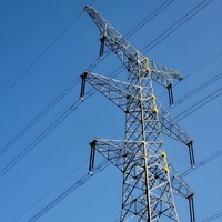 Tour de distribution électrique en acier galvanisé à circuit unique Kehua avec tension de 10 à 500 kV, courant de 300 A, 6 prises pour la transmission d'énergie électrique