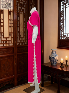 May cửa hàng tùy biến dài mô hình quần áo với giai đoạn thanh lịch qipao thêu - Product Image 2