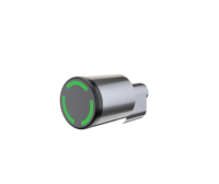 Serrure de cylindre intelligente TTlock/Tuya sans clé, étanche IP65, certifiée ANSI Grade 1 EN15684, 99 cartes d'propriétaires, gris clair brossé