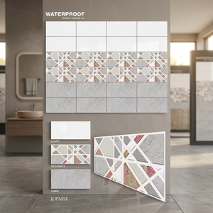 Carreaux muraux en céramique 3D polis effet marbre brillant de Carrare 300x600mm (12x24) pour murs et sols intérieurs d'hôtels, salles de bain et salons - Product Image 2