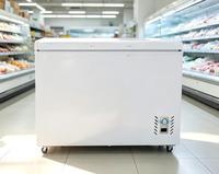 Congelador Horizontal de Una Sola Temperatura, Bajo Ruido, Gran Capacidad, -18~-23°C, Control Digital, Integrado, para Pequeños Negocios y Hogar