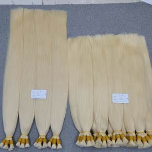 Vendeurs de paquets de cheveux bruts vietnamiens en vrac Extensions de cheveux humains droits à double vague naturelle Look luxueux, brillance naturelle - Product Image 5