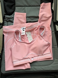 AL Yoga mặc Eo cao với bộ Yoga 2 mảnh điền liền mạch - Product Image 2