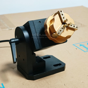 Axe rotatif professionnel pour bijoux, réglage d'angle à 90 degrés avec pince en cuivre pour machine de marquage laser à fibre - Product Image 5